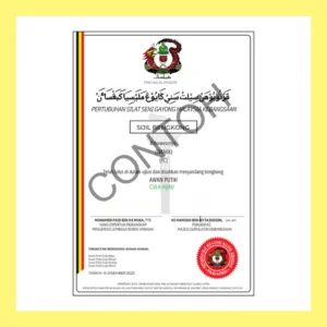 Permohonan Sijil dan Bengkung