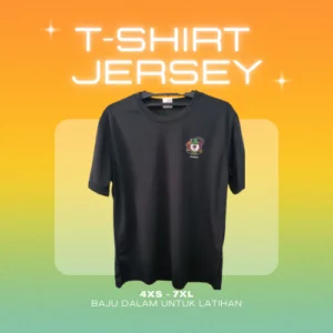 Baju Latihan Jersey T-Shirt Hitam dengan Logo Gayong